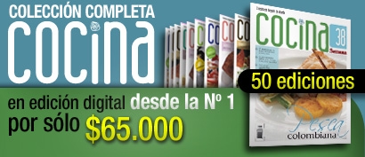 Colección COCINA en edición digital desde la No. 1